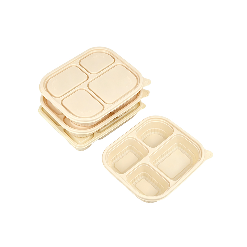 Cornstarch 4 Compartment Lunch Box
