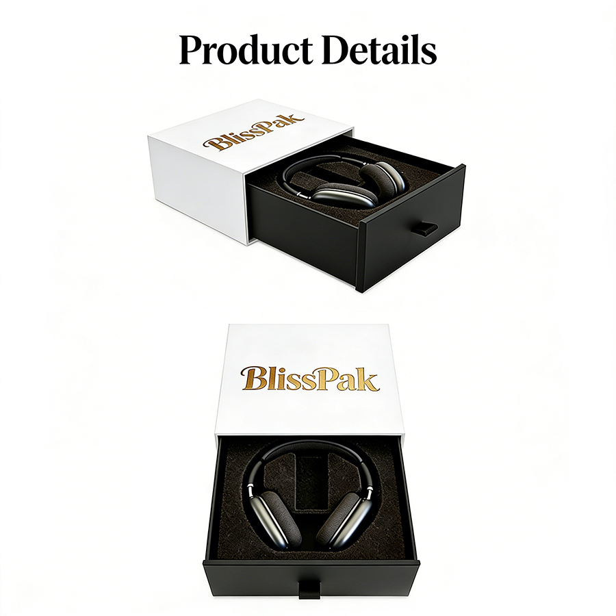 Headphone Packaging Flocking Tray