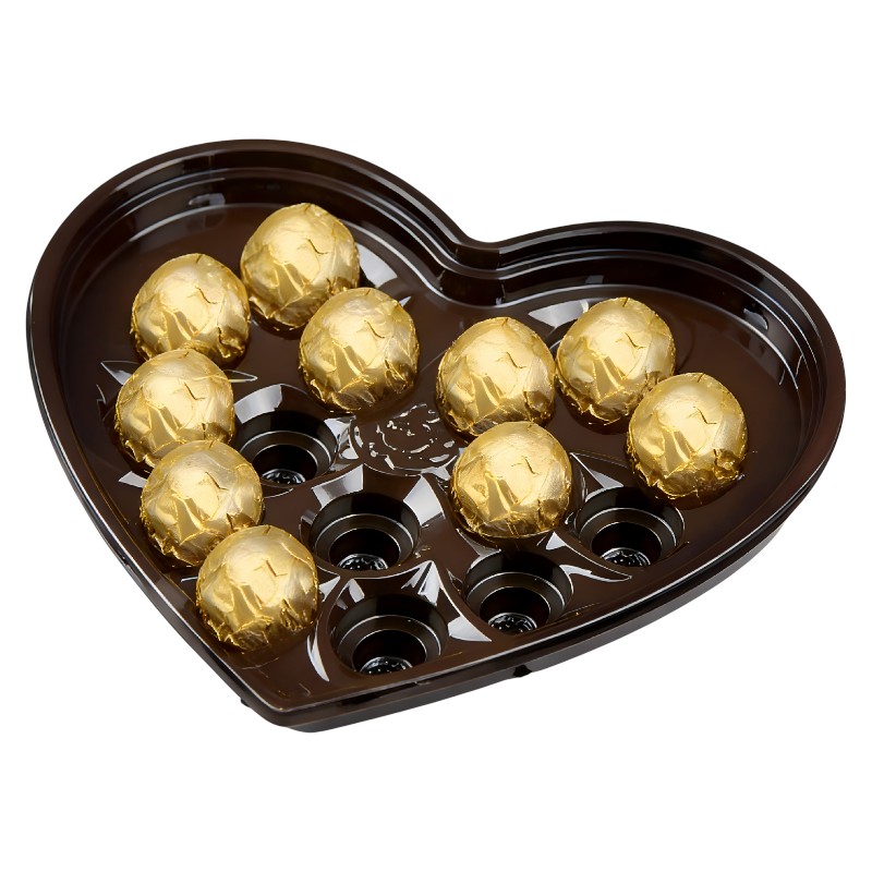 Custom Heart-Shaped Blister Chocolate Tray