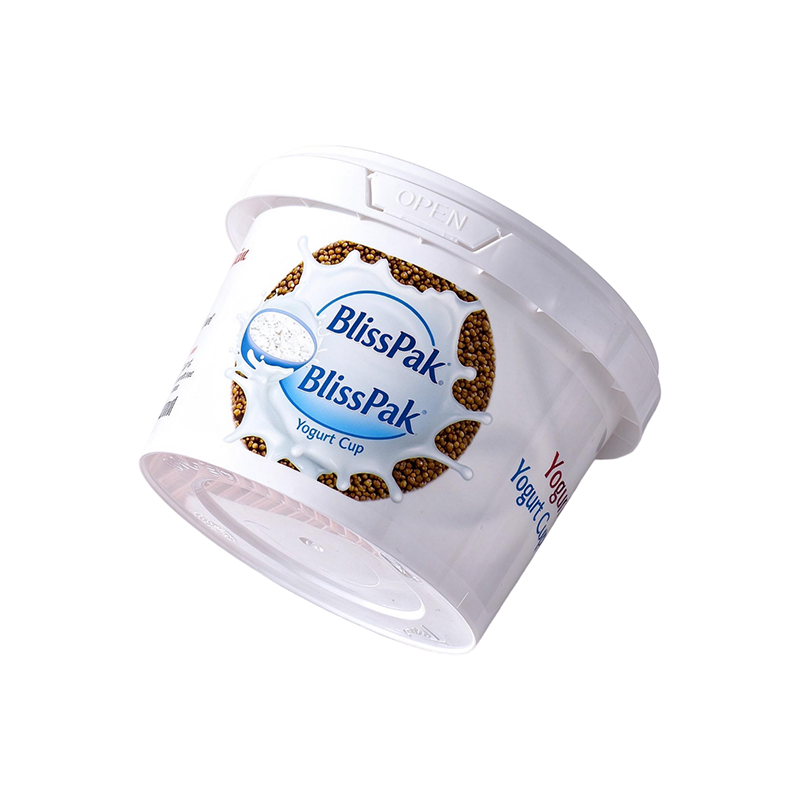 Custom Logo PP Yogurt Pots With Lids