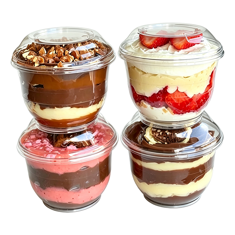 Wholesale Custom Clear Ice Cream Cups