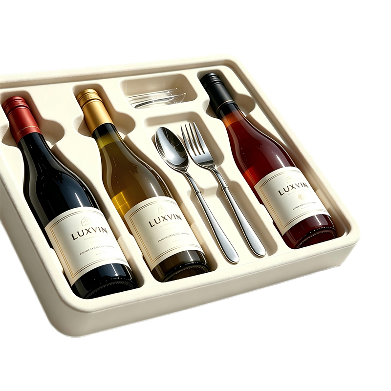 Custom Velvet Wine Blister Insert