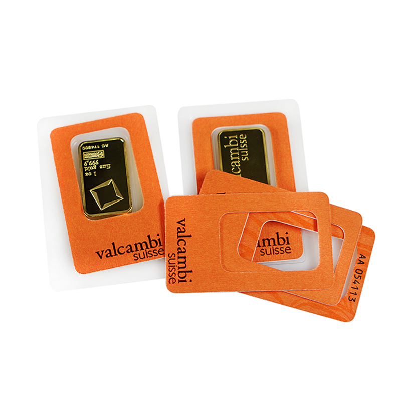 Gold Bar Clamshell Blister Packaging