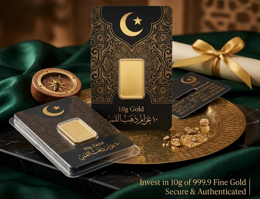 10 Gram Gold Bar Blister Card