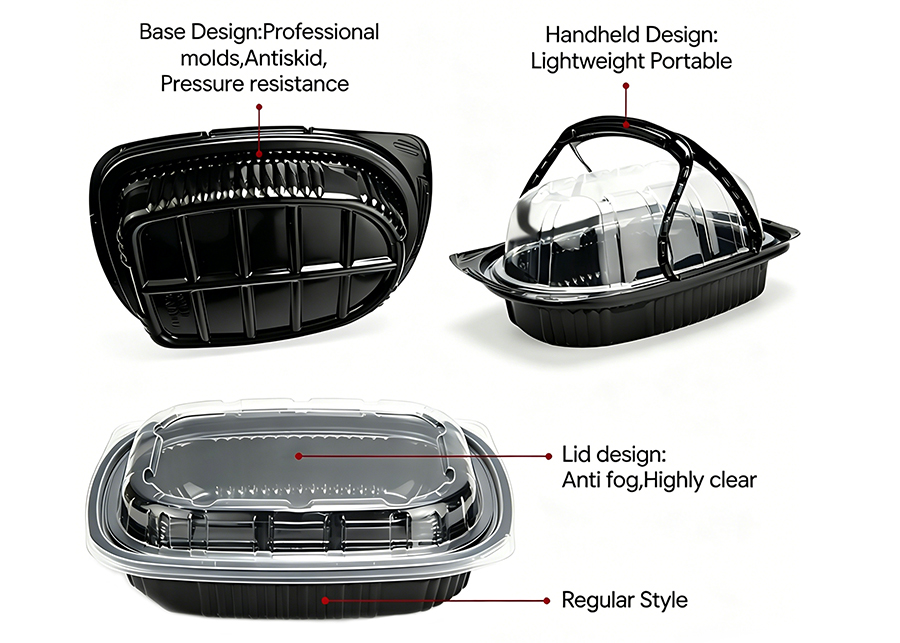 Wholesale Portable Plastic Packaging for Roast Turkey