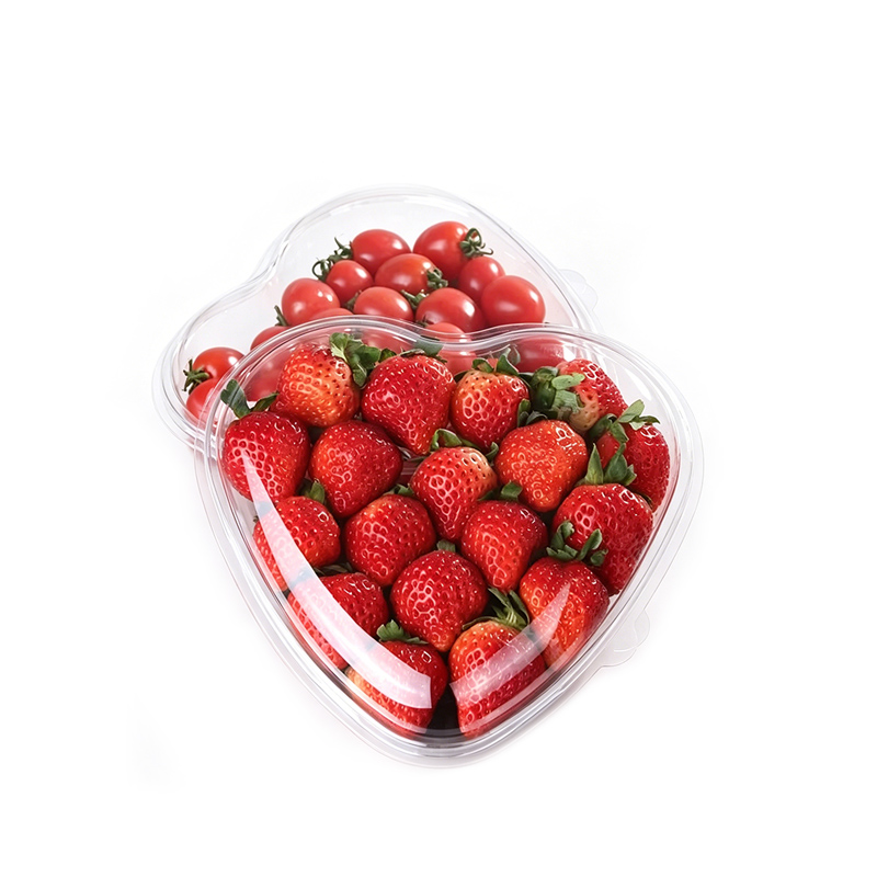 Heart-Shaped Transparent Plastic Tray Supplier