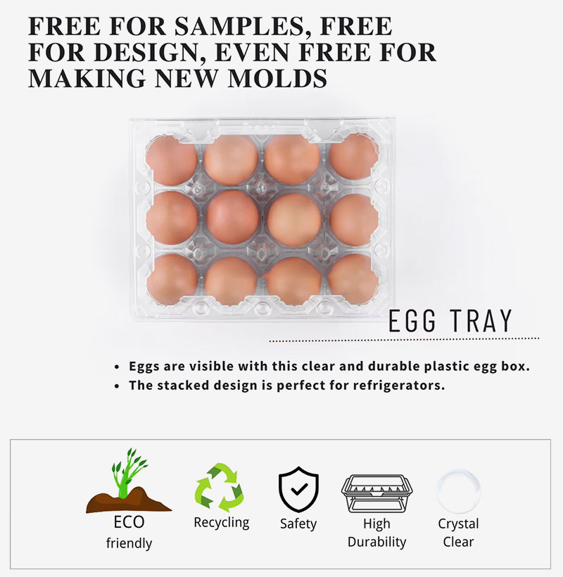 Egg container vacuum formed product