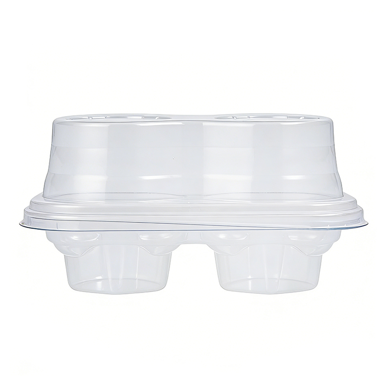 Custom Clear Plastic Cupcake Carry Boxes