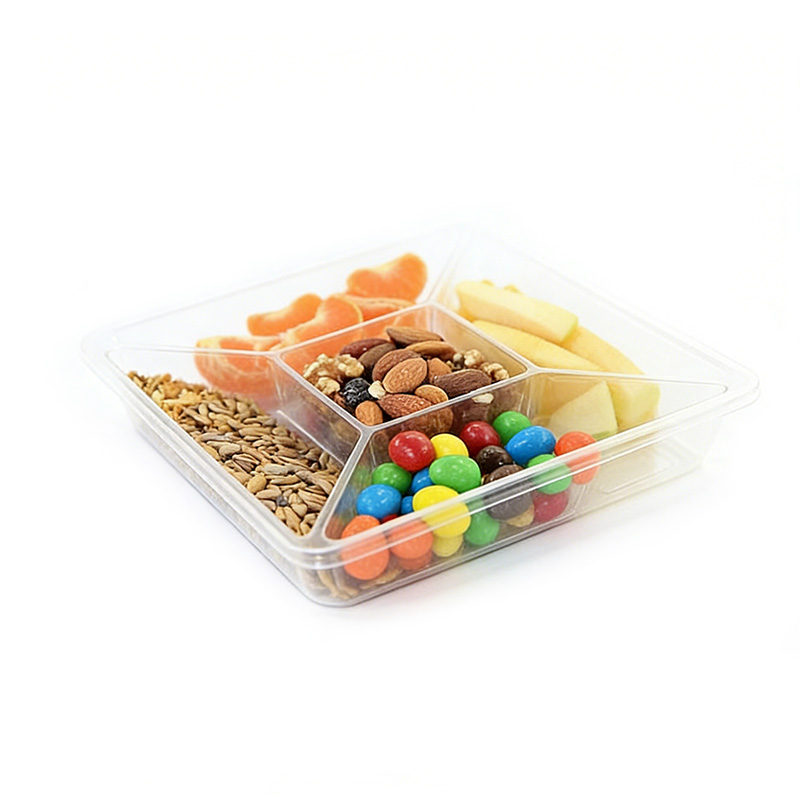 Custom Disposable Divided Blister Snack Tray