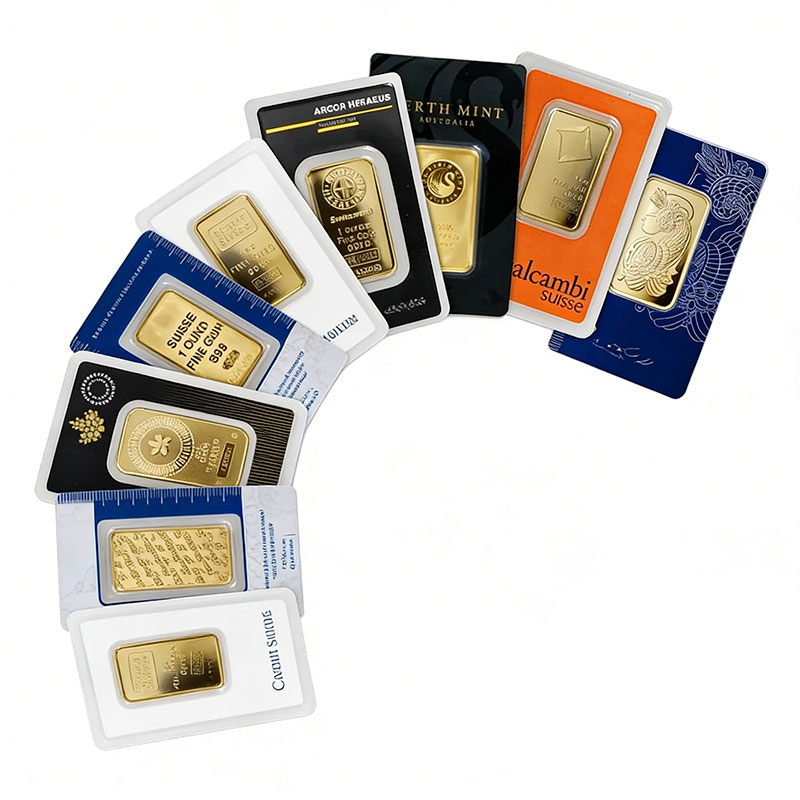 Gold Bar Clamshell Blister Packaging