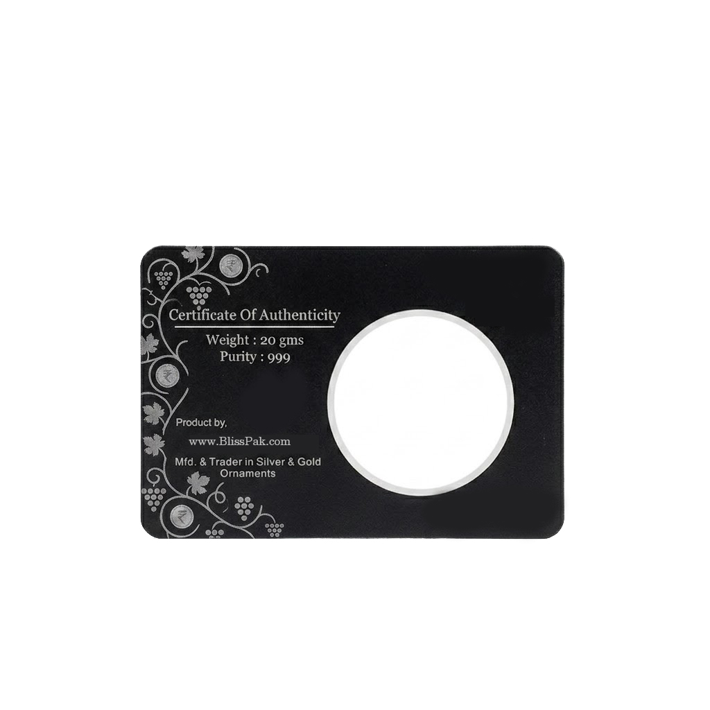 Silver Coin Blister Card Manufacturer