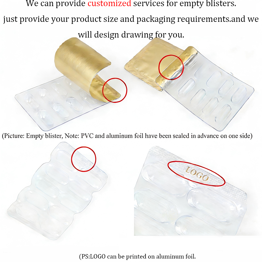 Medication Capsules Plastic Blister Tray