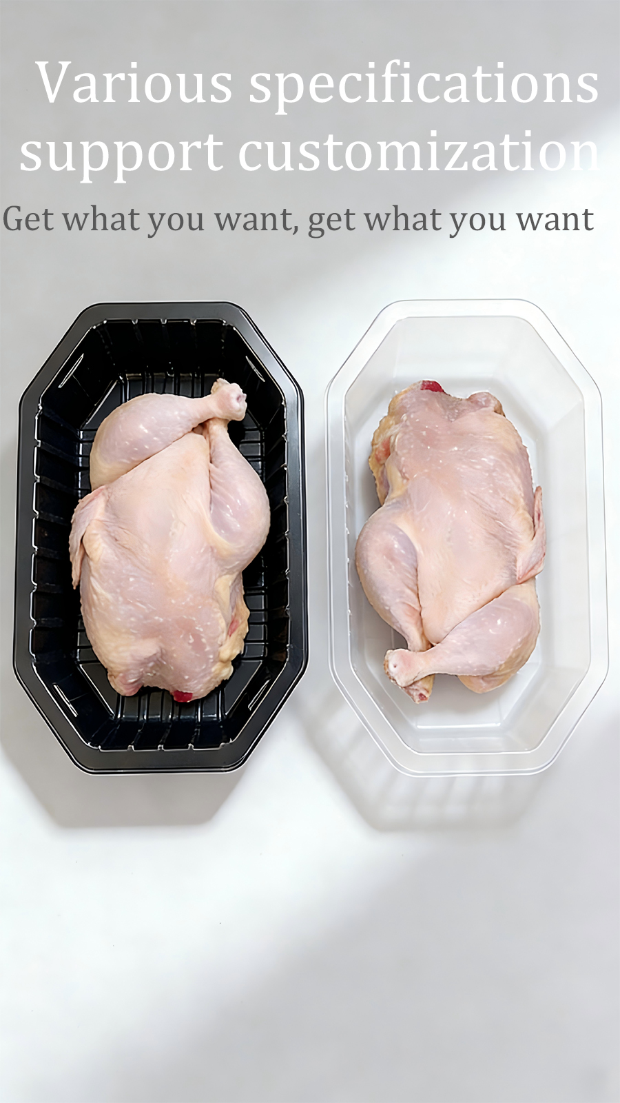Wholesale Plastic Frozen Meat Tray