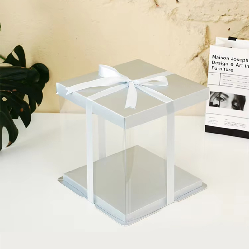 Clear Plastic Cake Packing Box