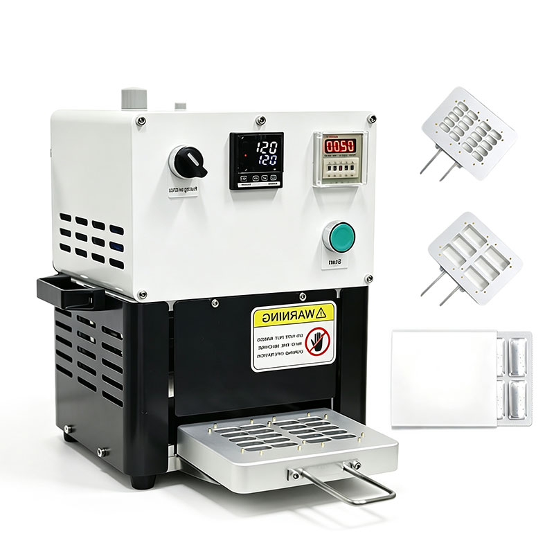 Small Pneumatic Chewing Gum Gummy Blister Packing Machine