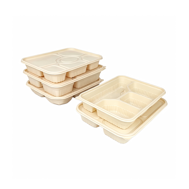 Cornstarch Bento Box with 4 Divisions