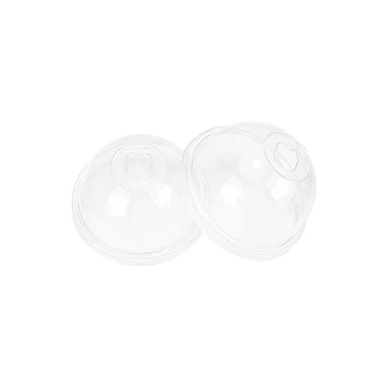 Dome Plastic Lids for Bubble Tea Cups